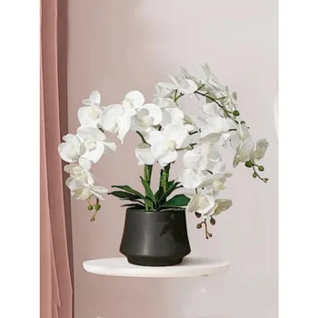 Искусственное растение орхидеи 1Шт для украшения домашнего кухонного стола в центре гостиной